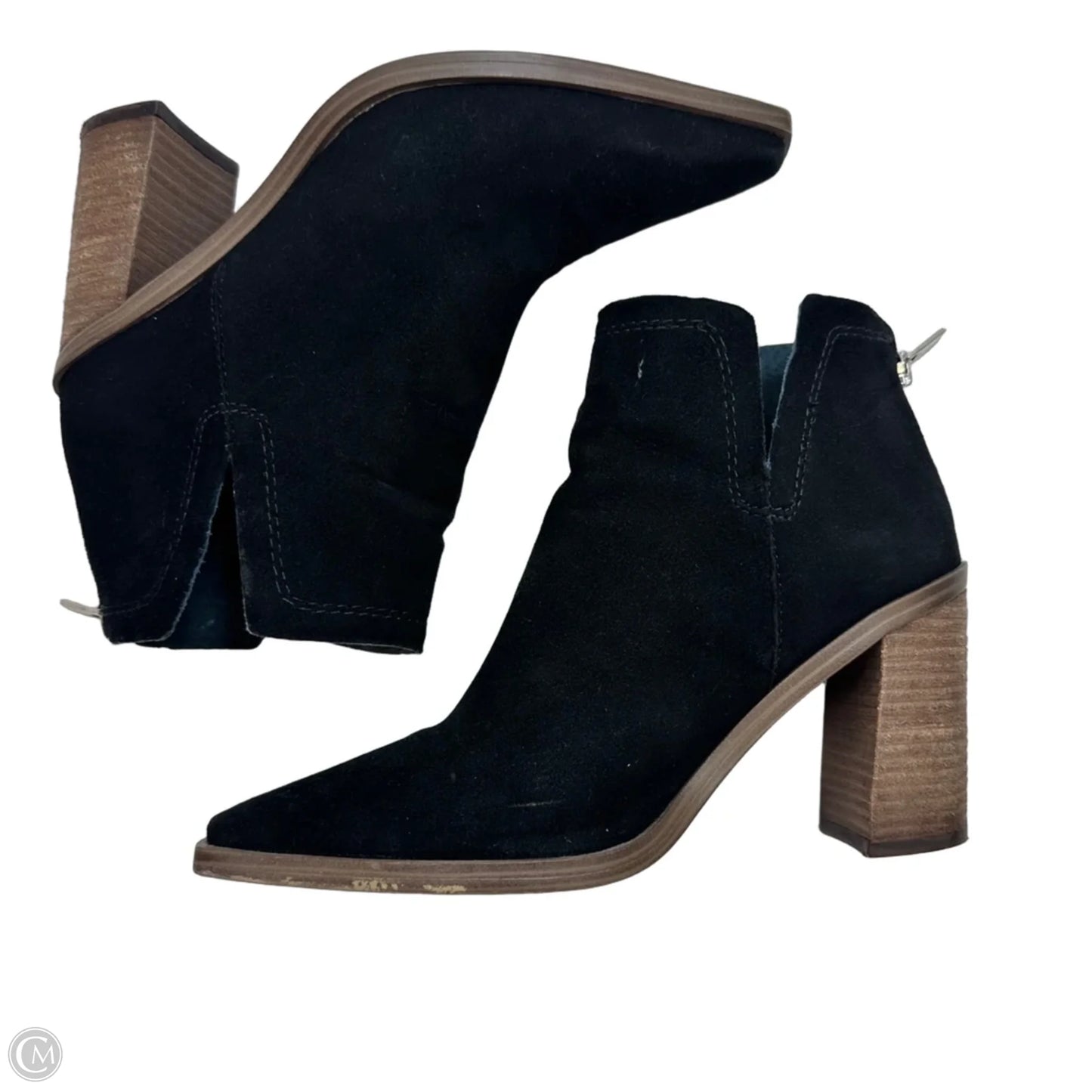 Boots Ankle Flats By Vince Camuto In Black, Size: 6.5