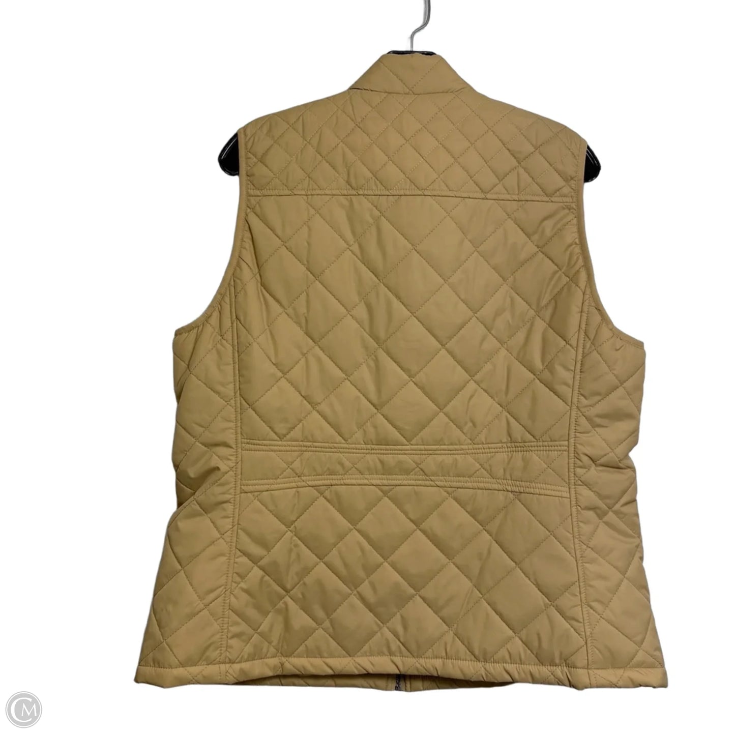 Vest Puffer & Quilted By Cme In Tan, Size: Xl