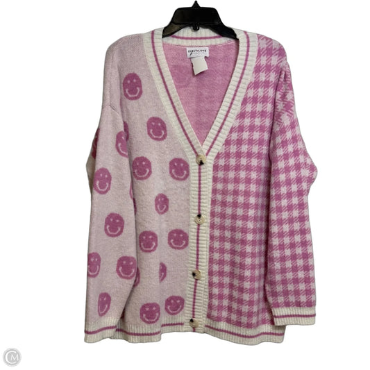 Cardigan By First Love In Pink, Size: L