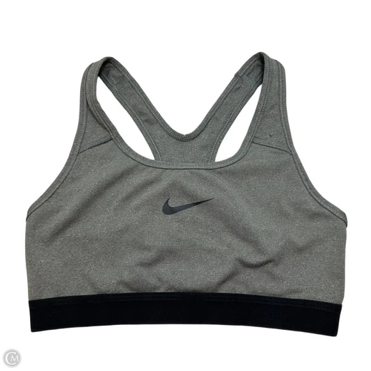 Athletic Bra By Nike Apparel In Grey, Size: S