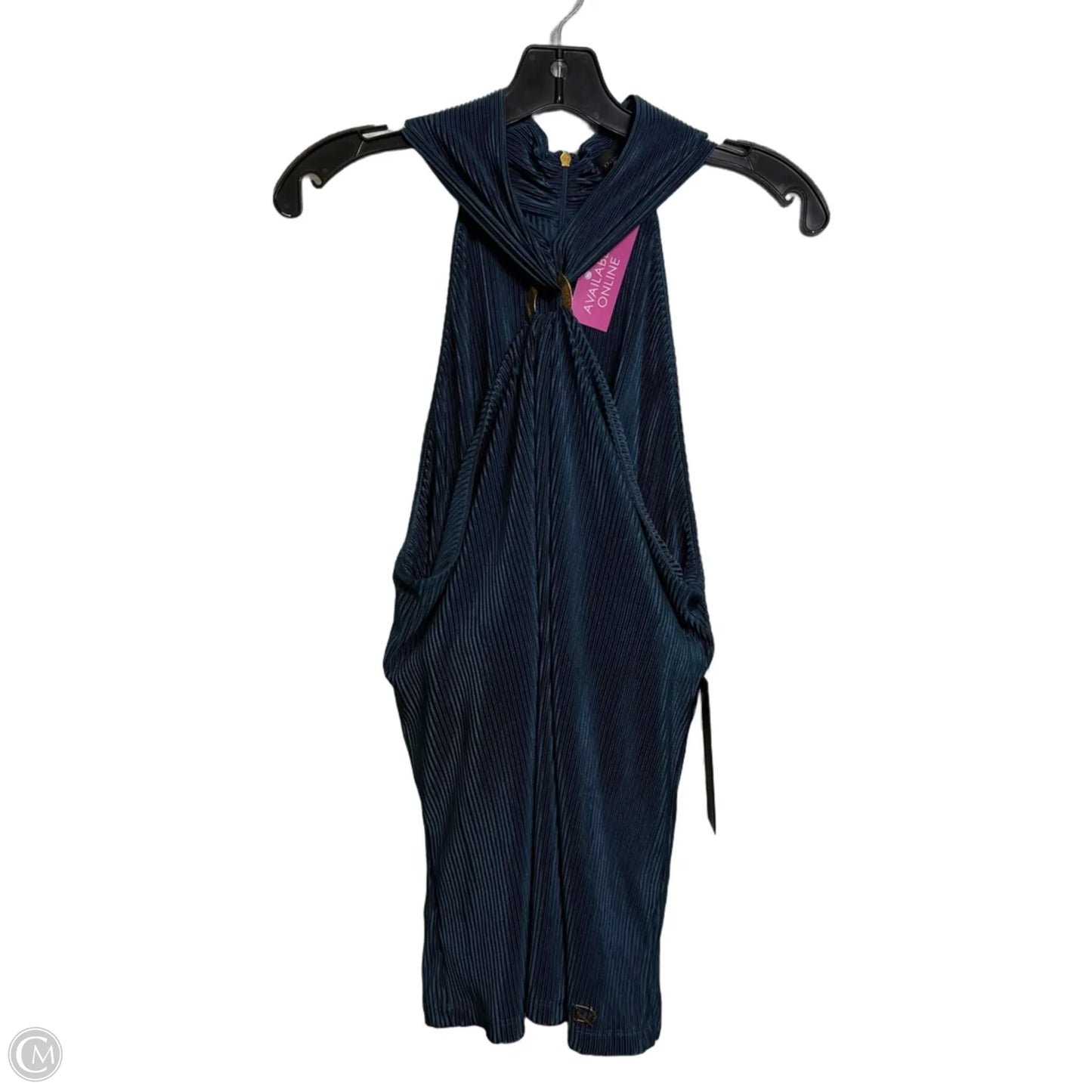 Tank Top By Donna Karan In Blue, Size: L