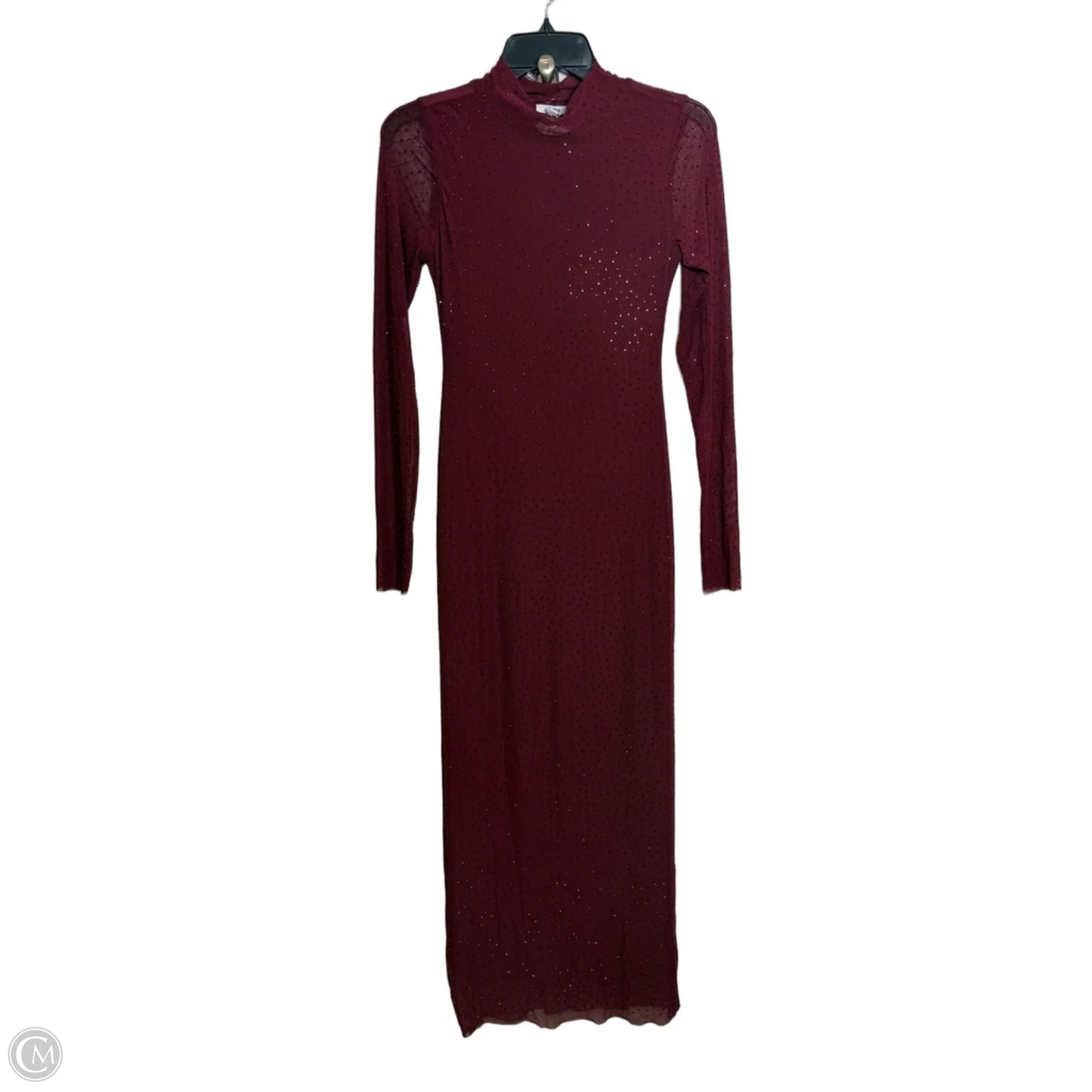 Dress Party Long By Bar Iii In Maroon, Size: Xs