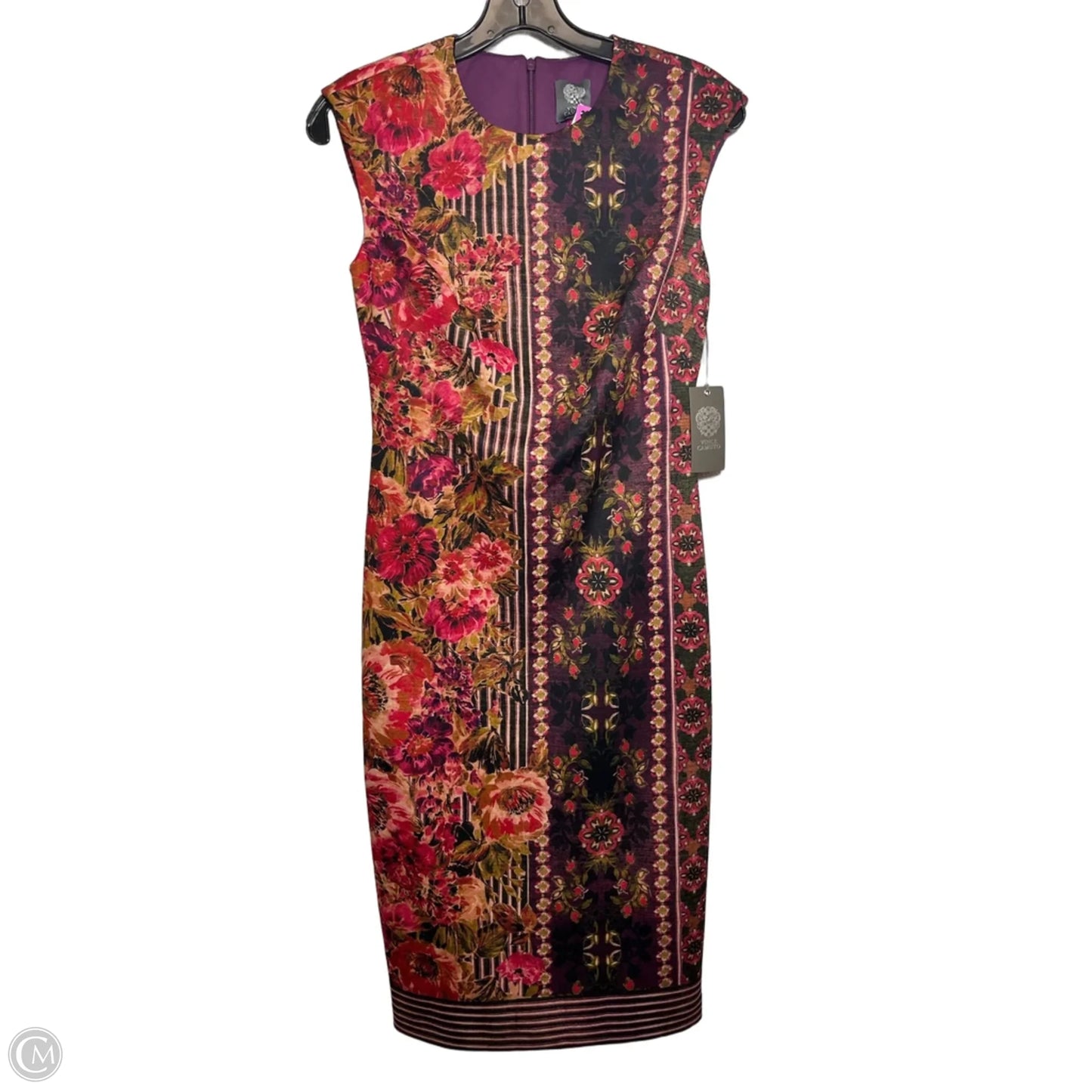 Dress Party Midi By Vince Camuto In Floral Print, Size: 2