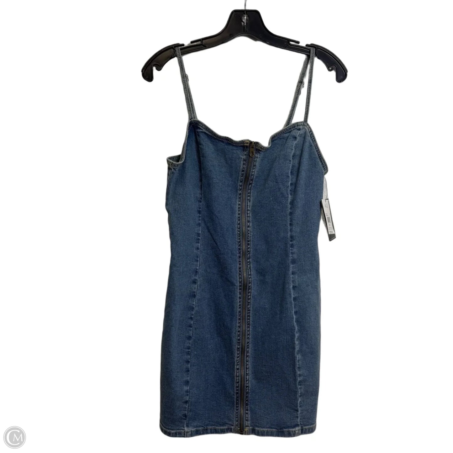 Dress Casual Short By Volcom In Blue Denim, Size: M