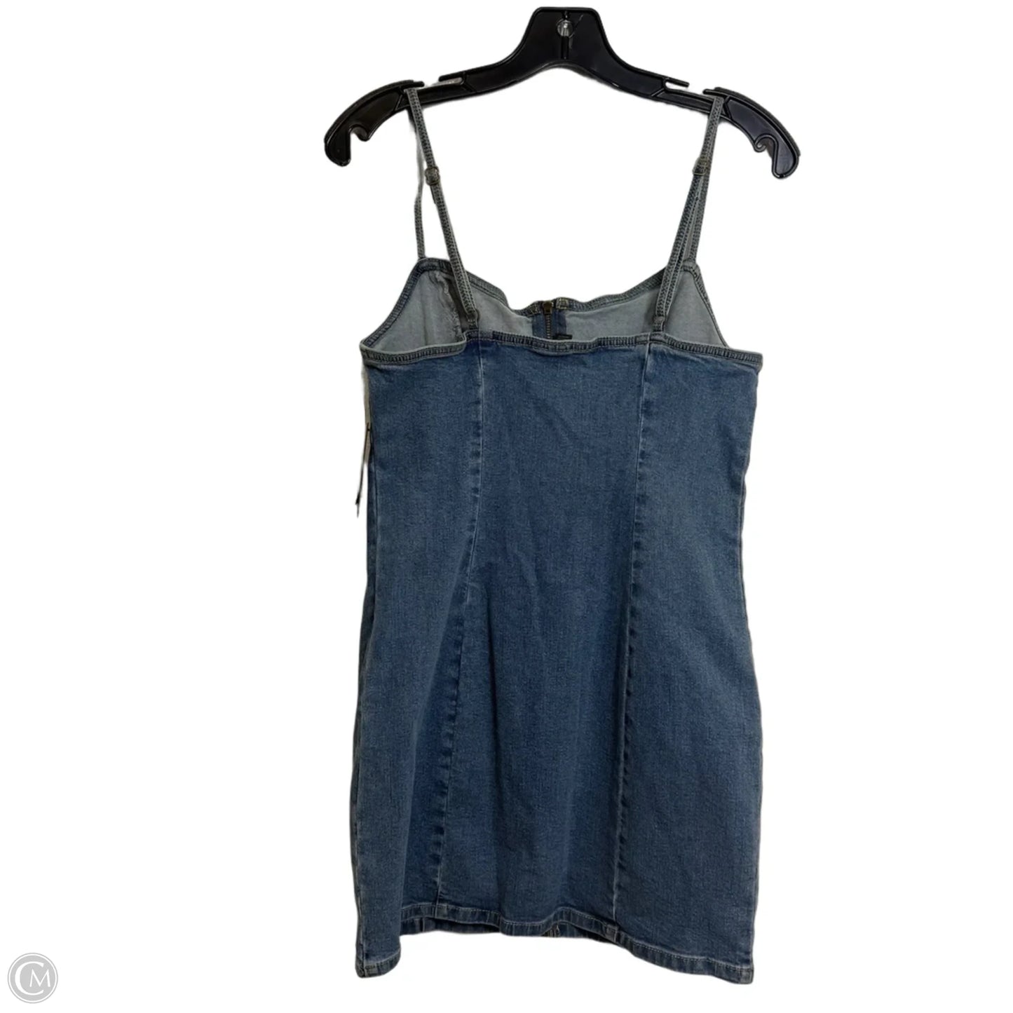 Dress Casual Short By Volcom In Blue Denim, Size: M