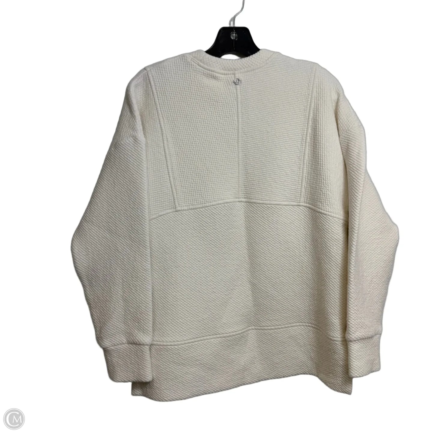 Athletic Top Long Sleeve Crewneck By Calia In Ivory, Size: Xs
