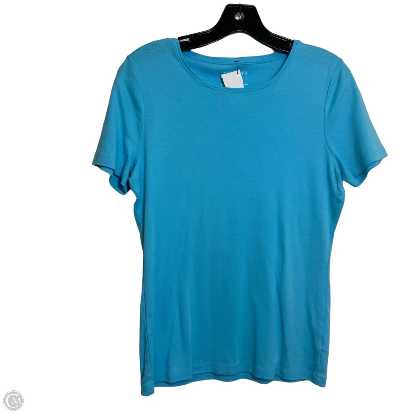 Top Short Sleeve Basic By Talbots In Blue, Size: M