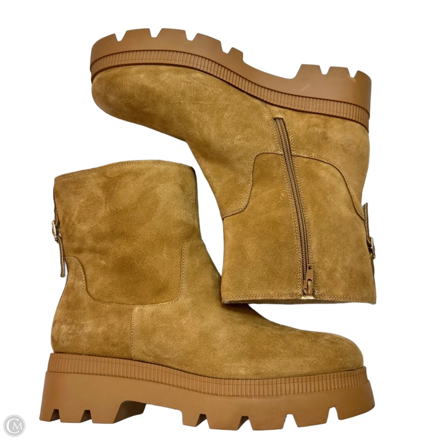 Boots Ankle Flats By Jessica Simpson In Tan, Size: 9.5