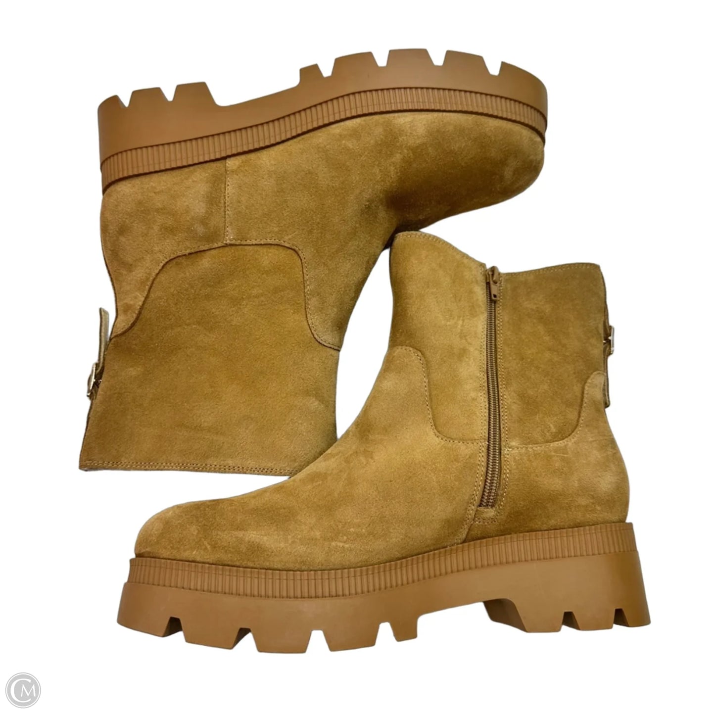 Boots Ankle Flats By Jessica Simpson In Tan, Size: 9.5