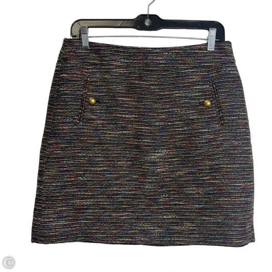 Skirt Mini & Short By Loft In Multi-colored, Size: 4