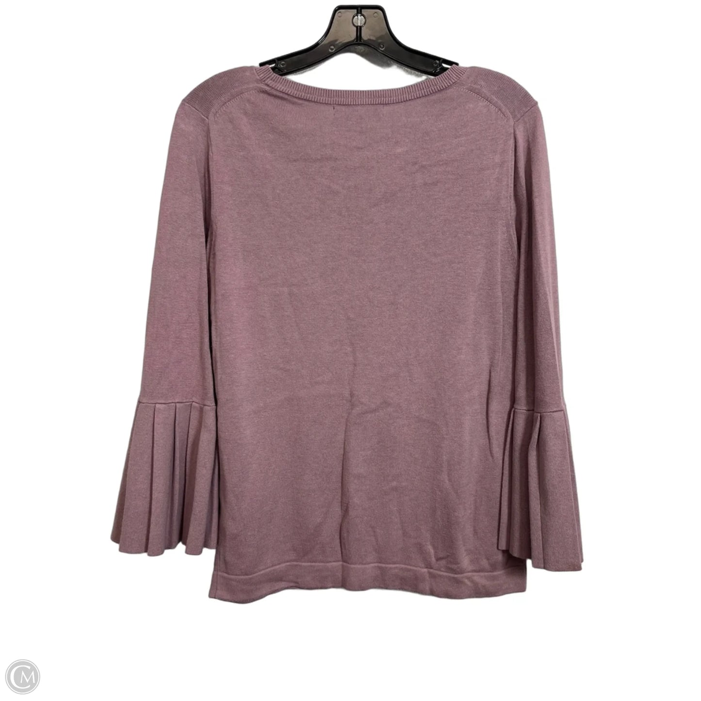 Top 3/4 Sleeve By Banana Republic In Purple, Size: M