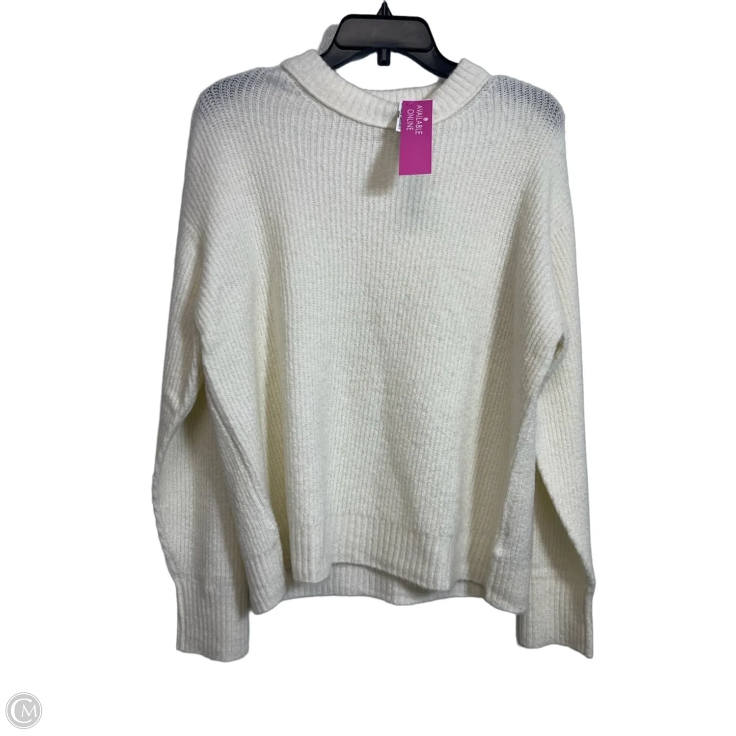 Sweater By American Eagle In Ivory, Size: S