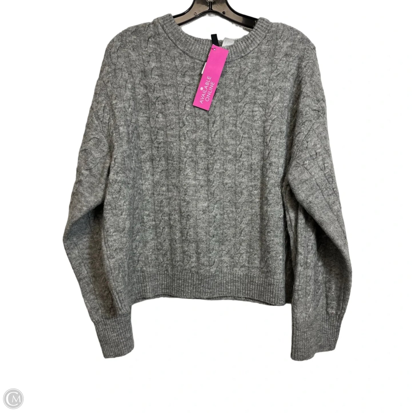 Sweater By Divided In Grey, Size: L