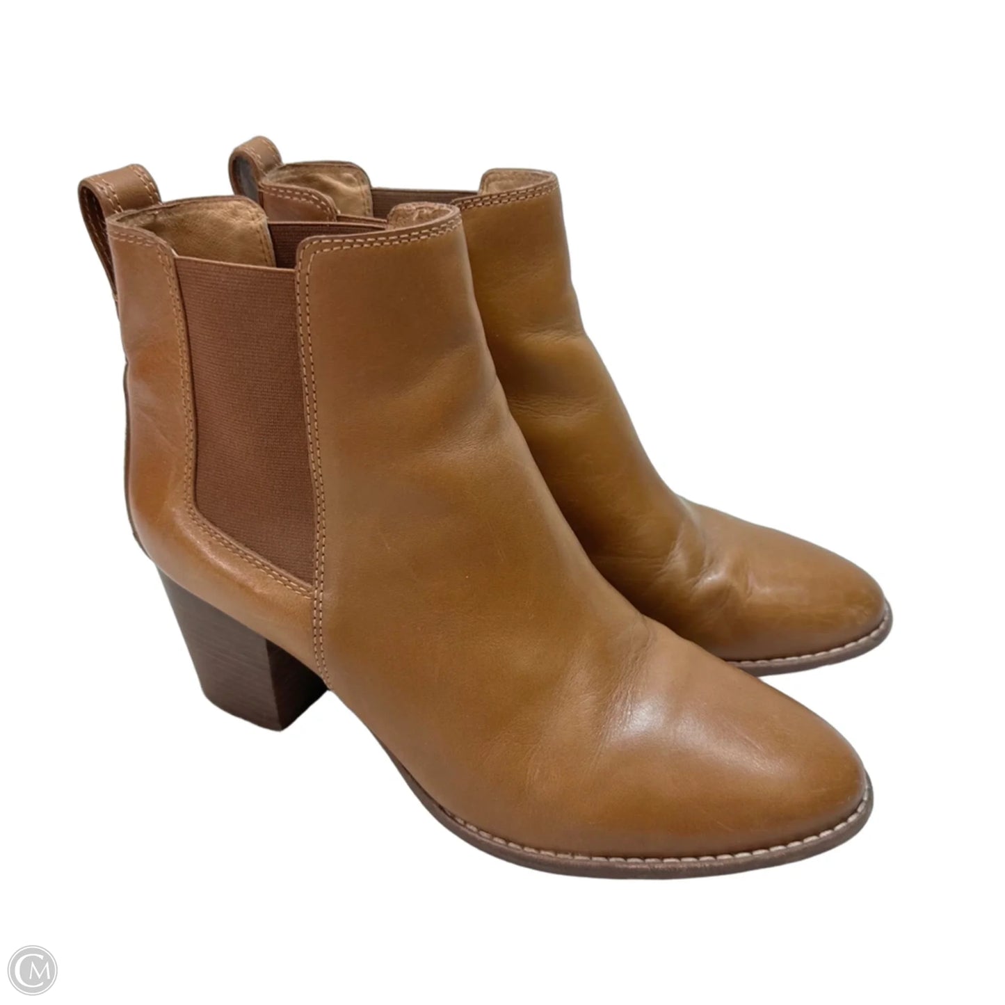 Boots Ankle Flats By Madewell In Tan, Size: 10