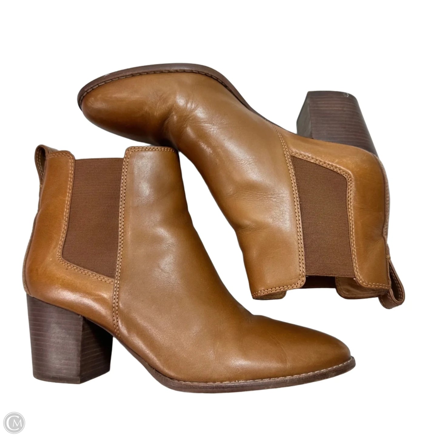 Boots Ankle Flats By Madewell In Tan, Size: 10