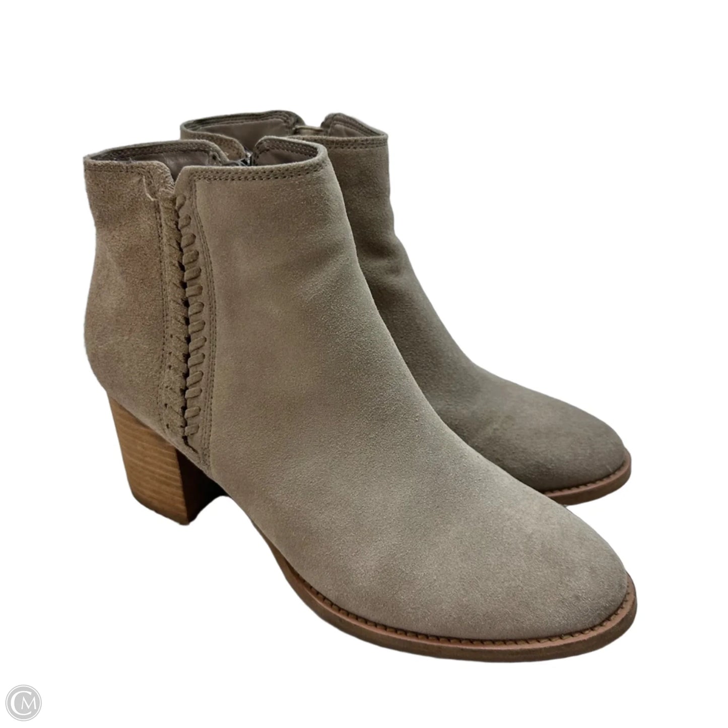 Boots Ankle Flats By Blondo In Grey, Size: 10