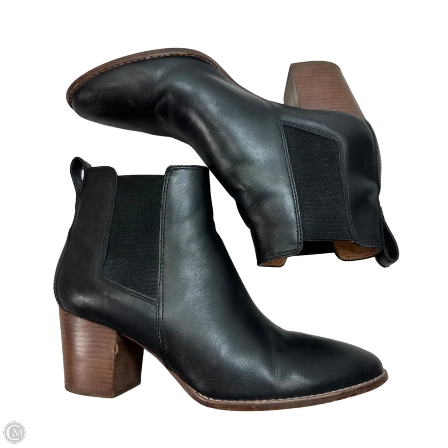 Boots Ankle Flats By Madewell In Black, Size: 10
