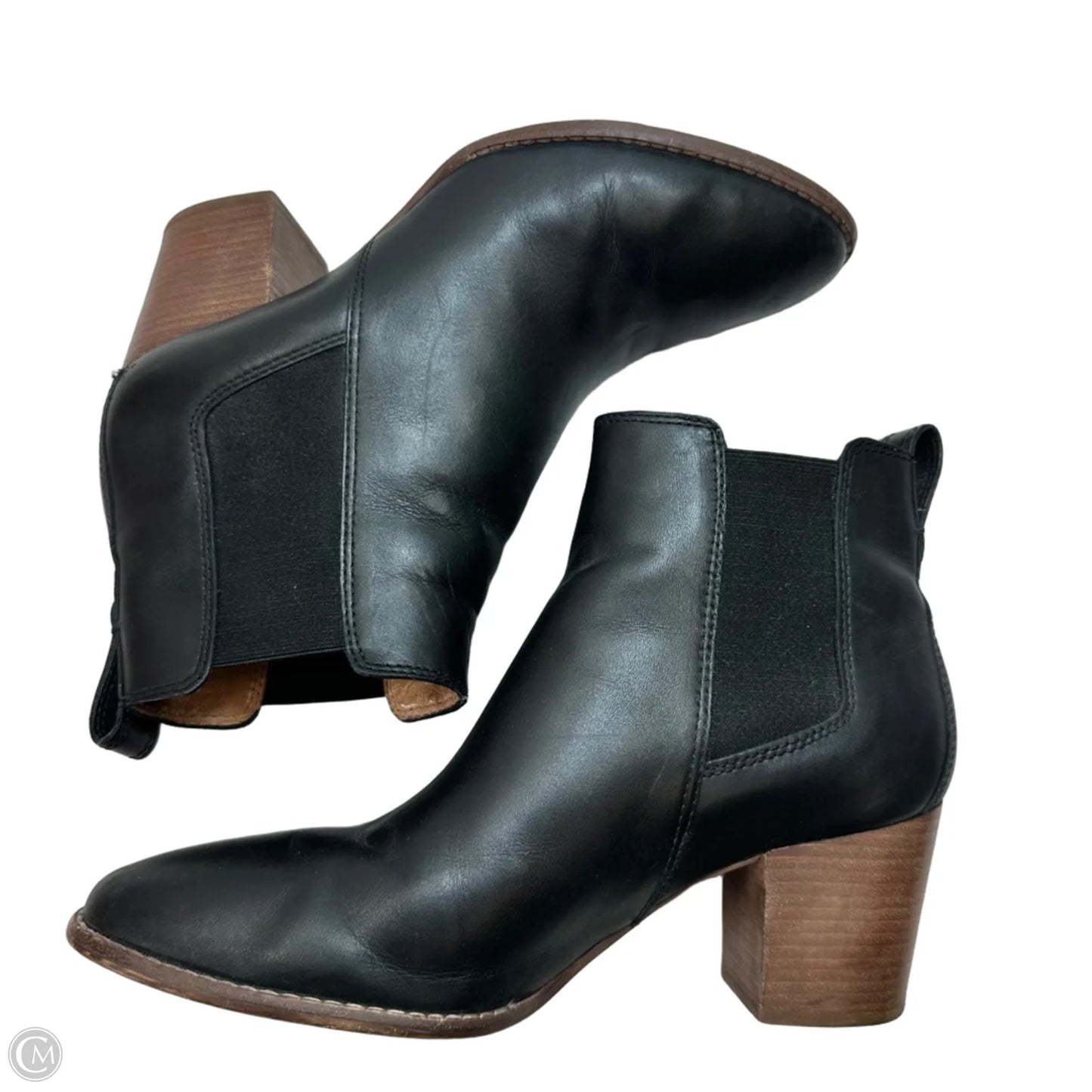 Boots Ankle Flats By Madewell In Black, Size: 10