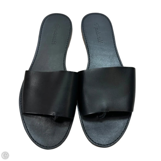 Sandals Flip Flops By Madewell In Black, Size: 11
