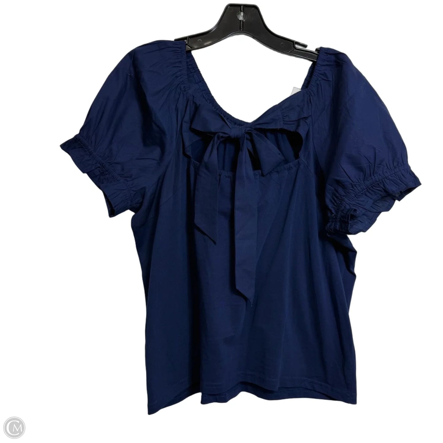 Top Short Sleeve By J. Crew In Navy, Size: M