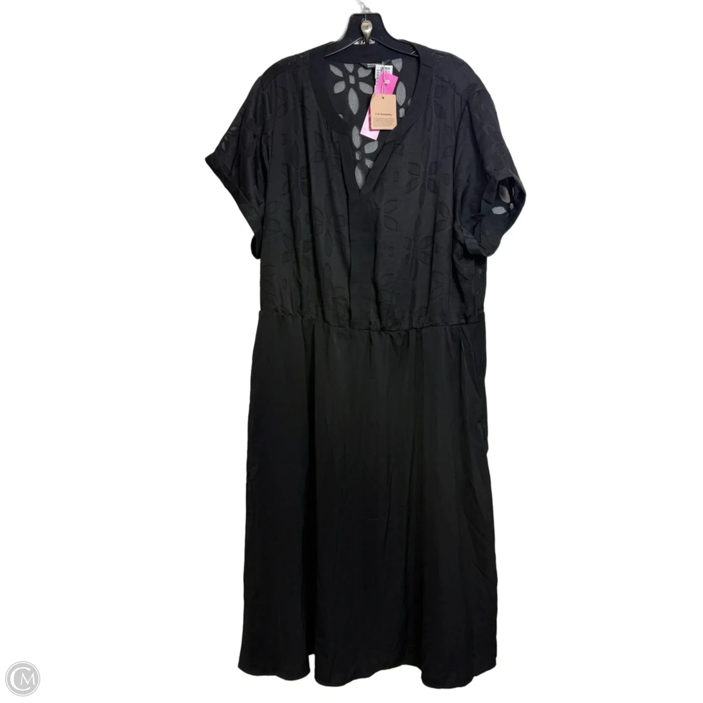 Dress Casual Midi By Bloomchic In Black, Size: 22