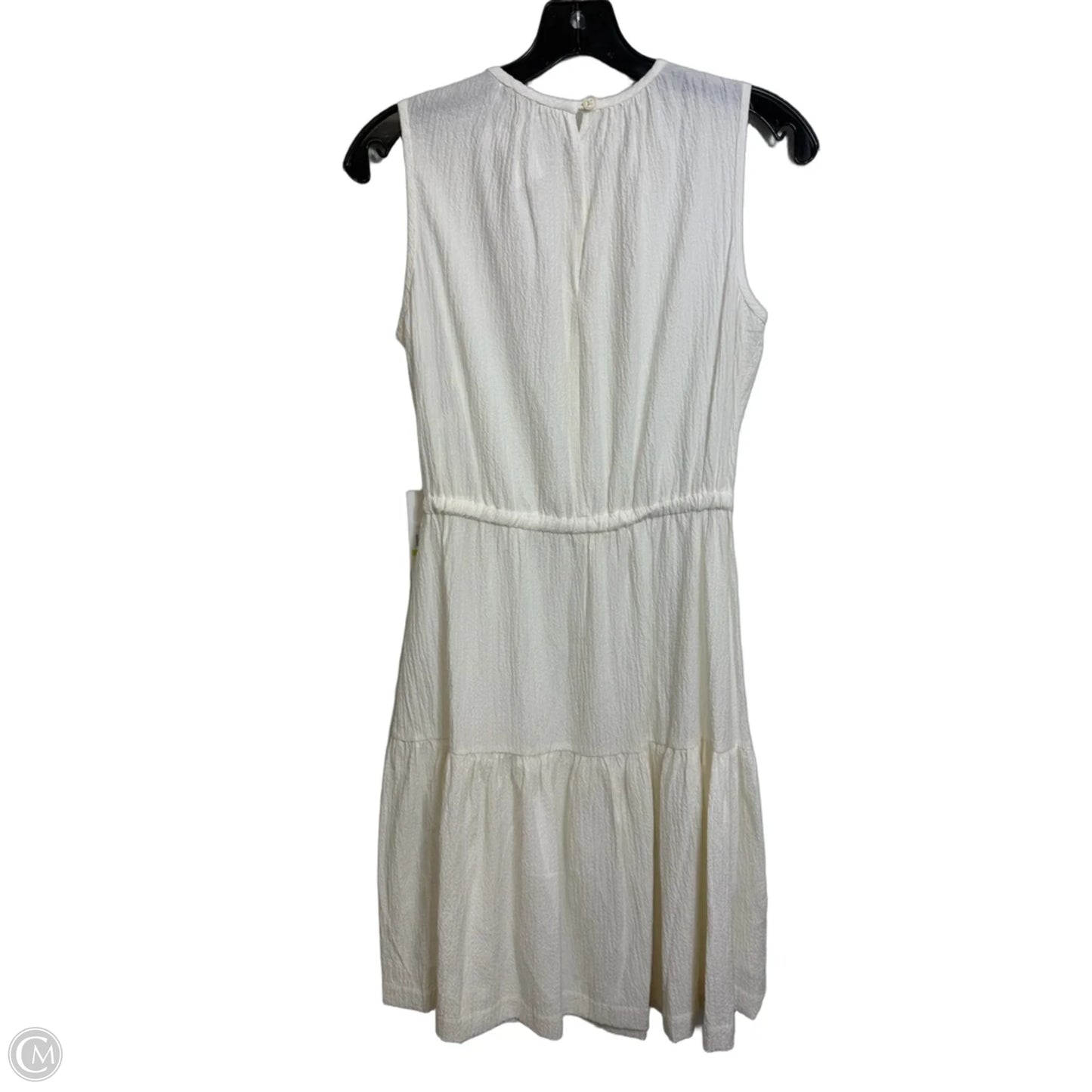 Dress Casual Short By Calvin Klein In Ivory, Size: 4