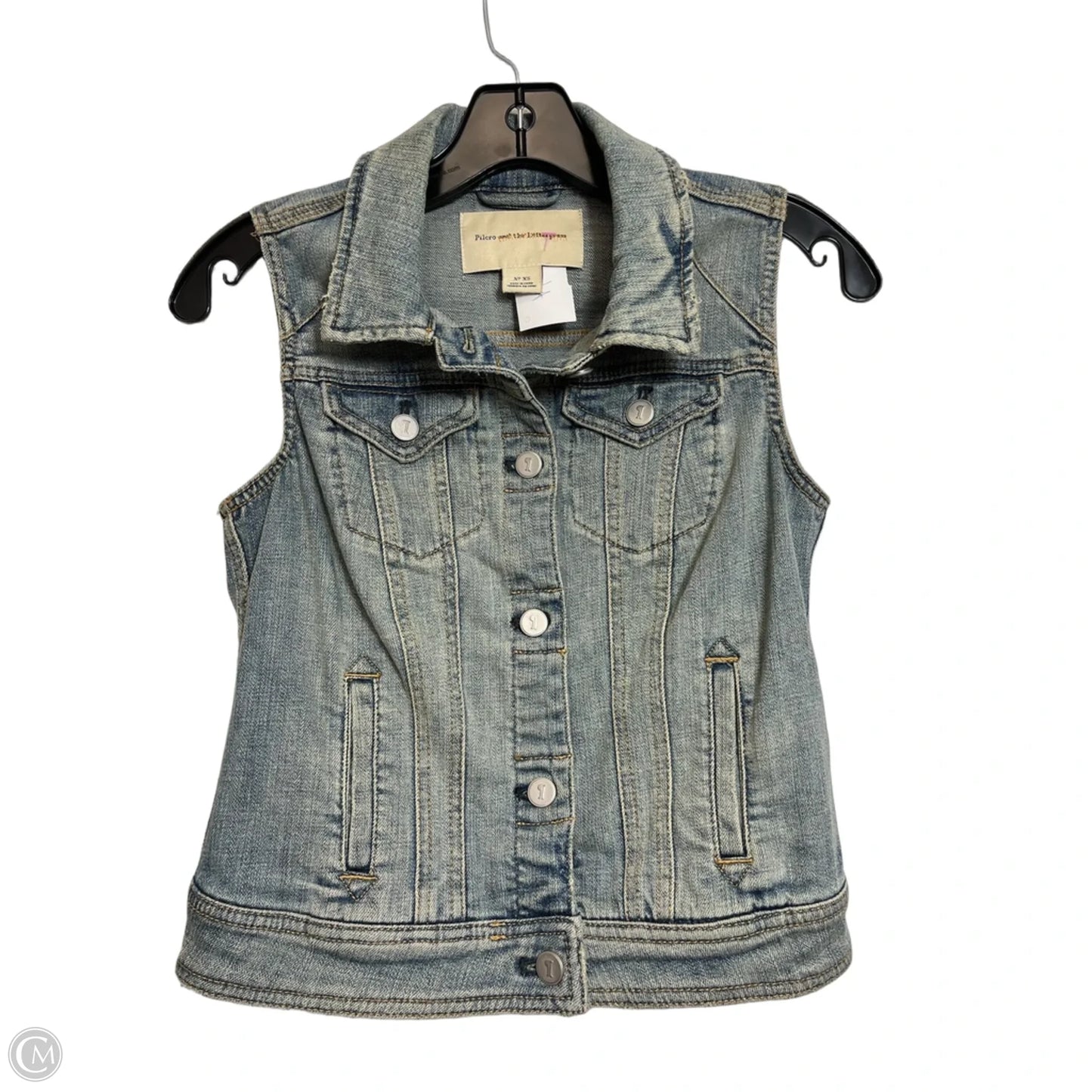 Vest Other By Cmb In Blue Denim, Size: Xs