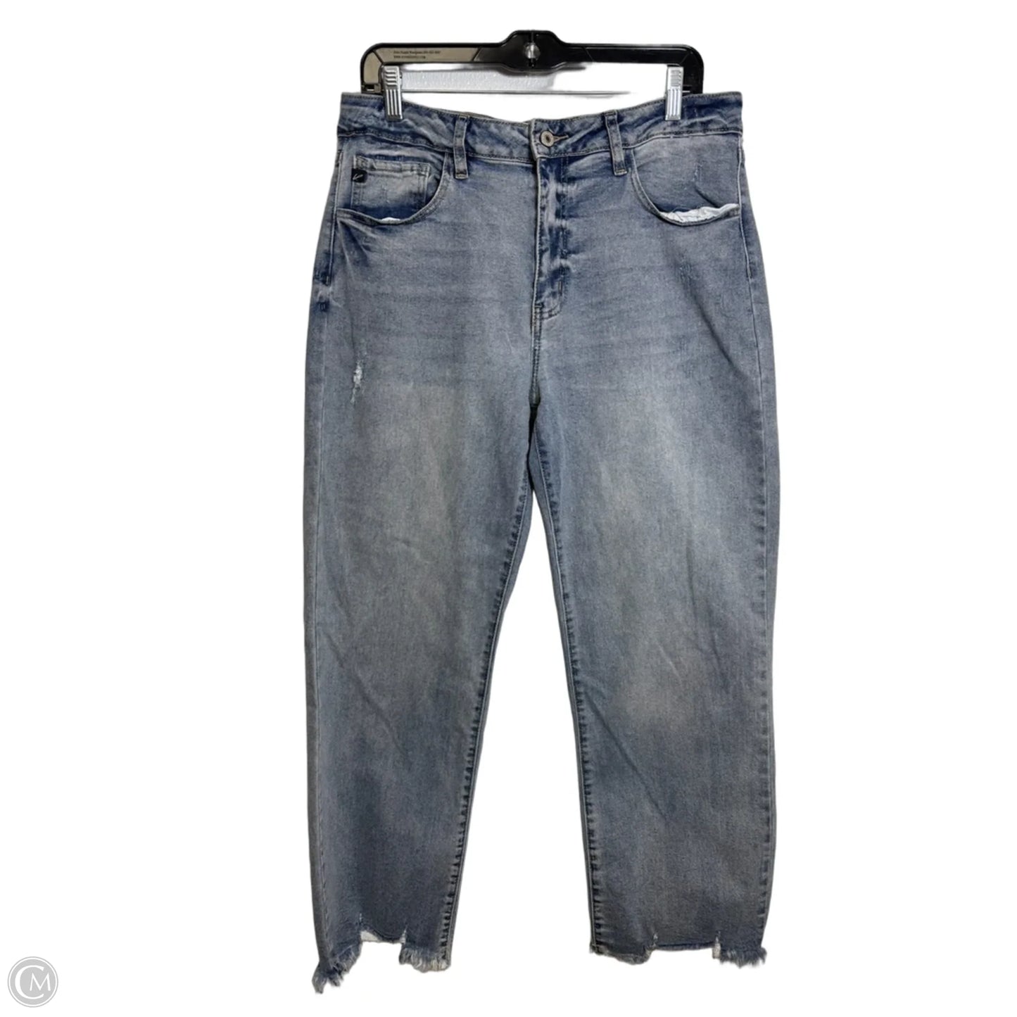 Jeans Straight By Kancan In Blue Denim, Size: 10