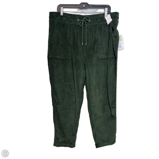 Pants Corduroy By Time And Tru In Green, Size: L