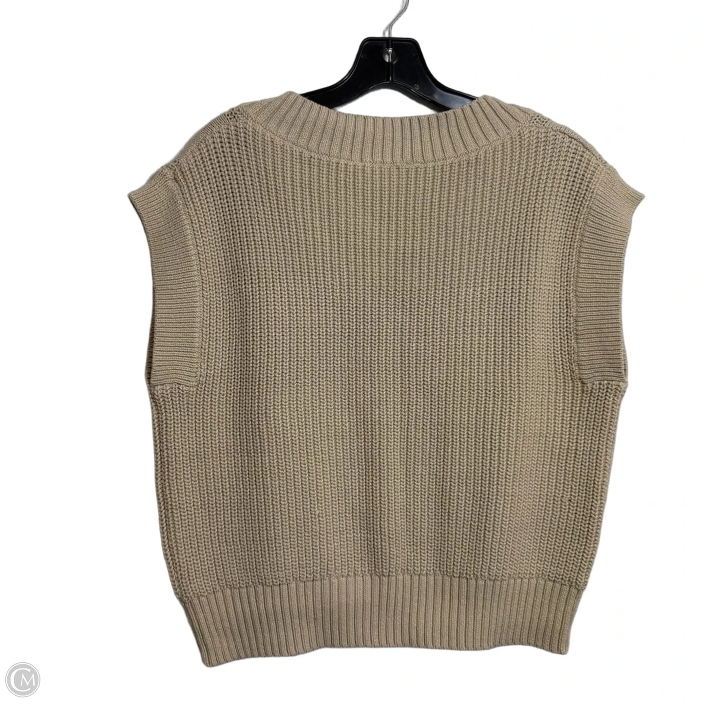 Vest Other By Express In Tan, Size: Xs