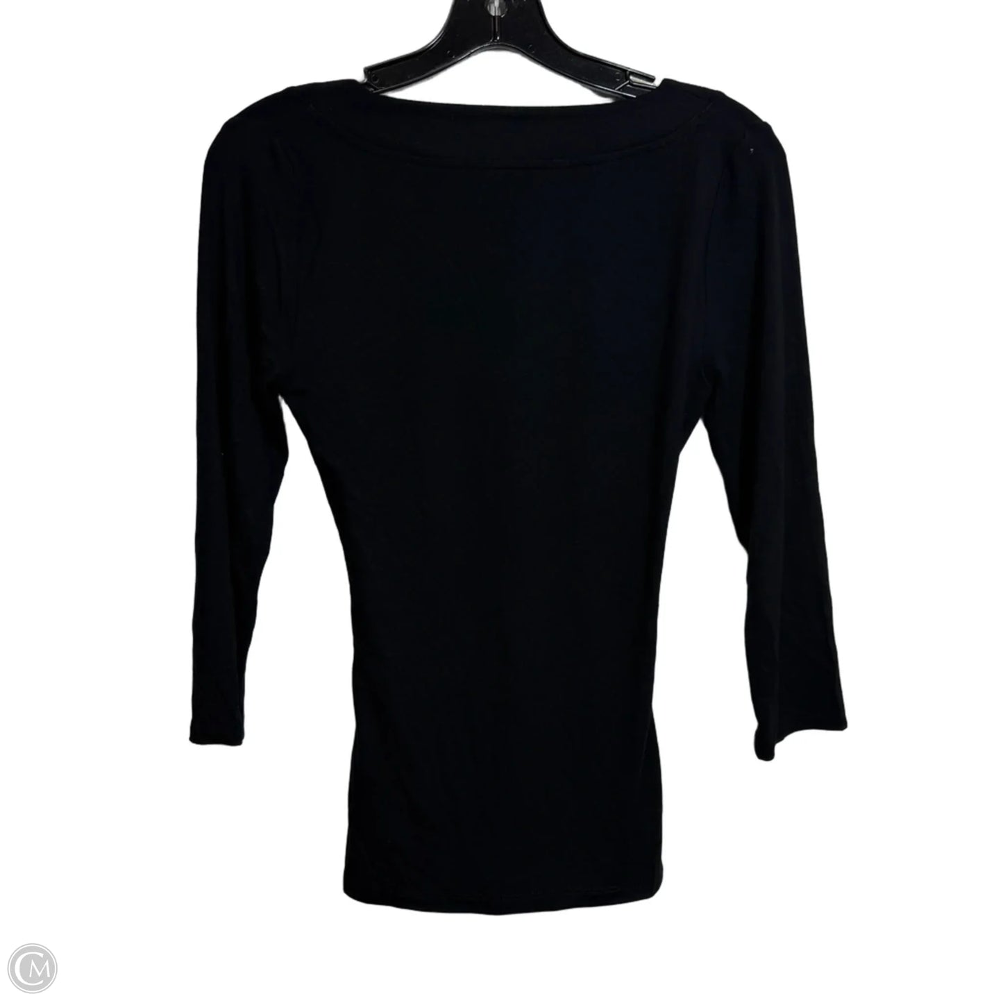 Top Long Sleeve By Lauren By Ralph Lauren In Black, Size: S