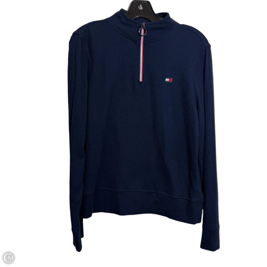 Top Long Sleeve By Tommy Hilfiger In Navy, Size: M