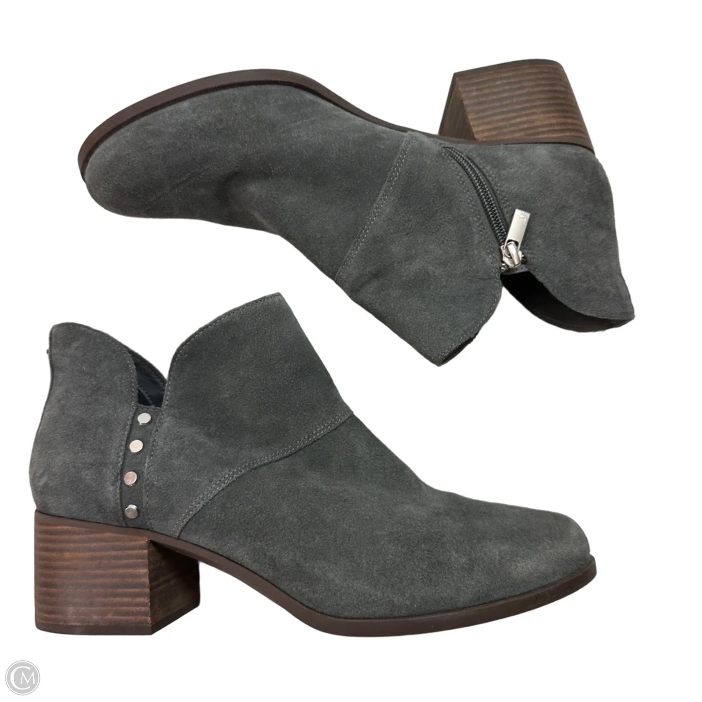 Boots Ankle Flats By Koolaburra By Ugg In Grey, Size: 12