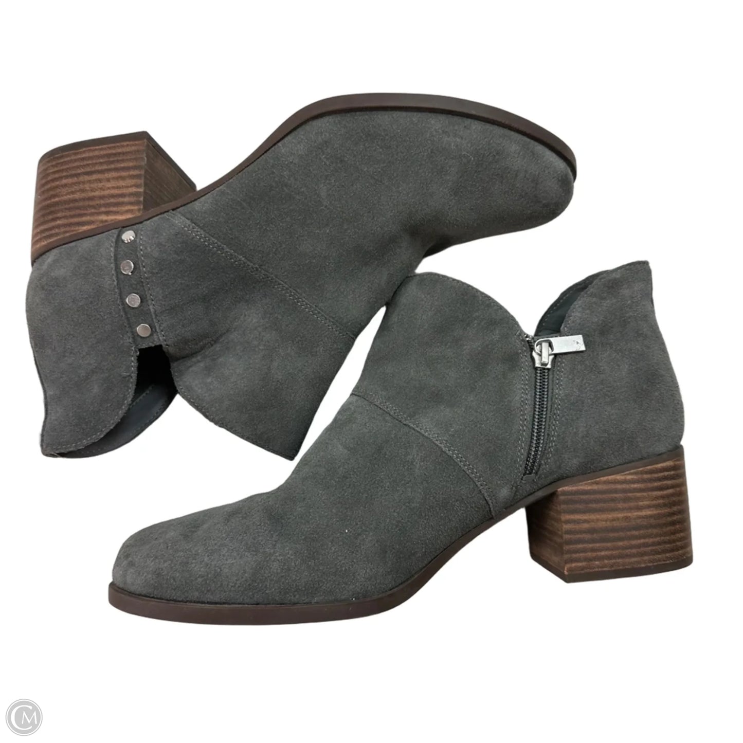 Boots Ankle Flats By Koolaburra By Ugg In Grey, Size: 12