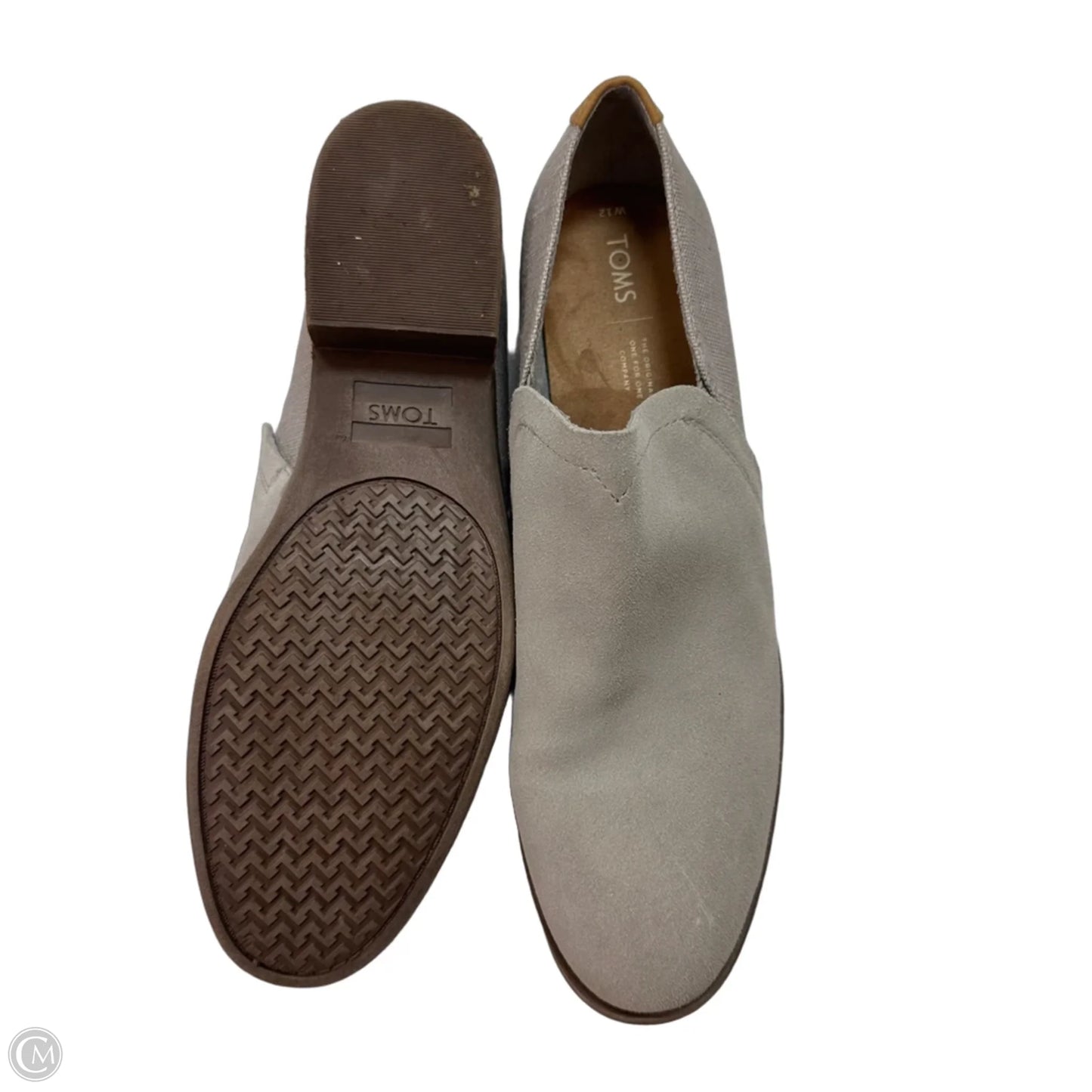 Shoes Heels Block By Toms In Grey, Size: 12
