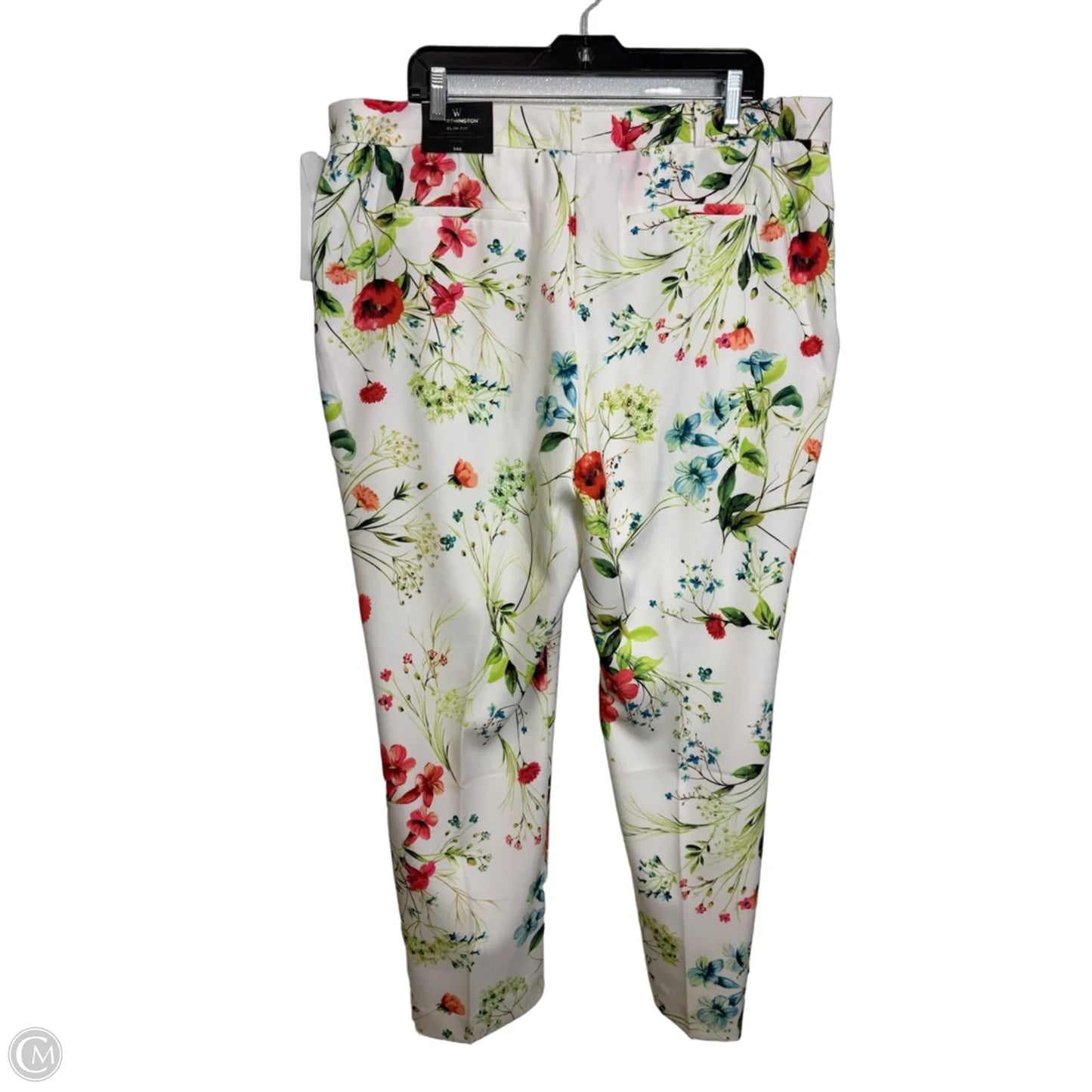 Pants Dress By Worthington In Floral Print, Size: 16l