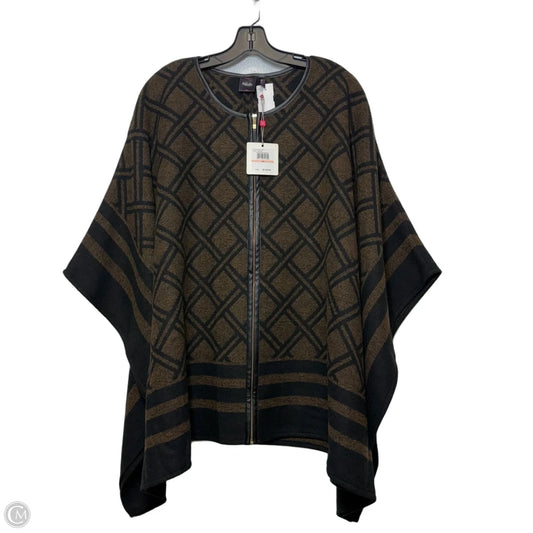 Poncho By Rafaella In Black, Size: 2x