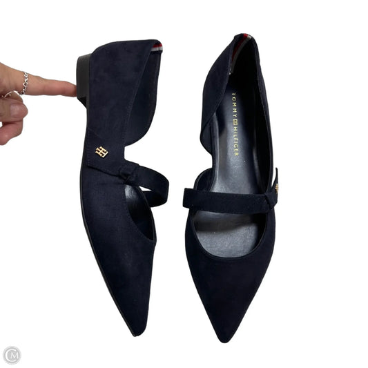 Shoes Flats By Tommy Hilfiger In Navy, Size: 9