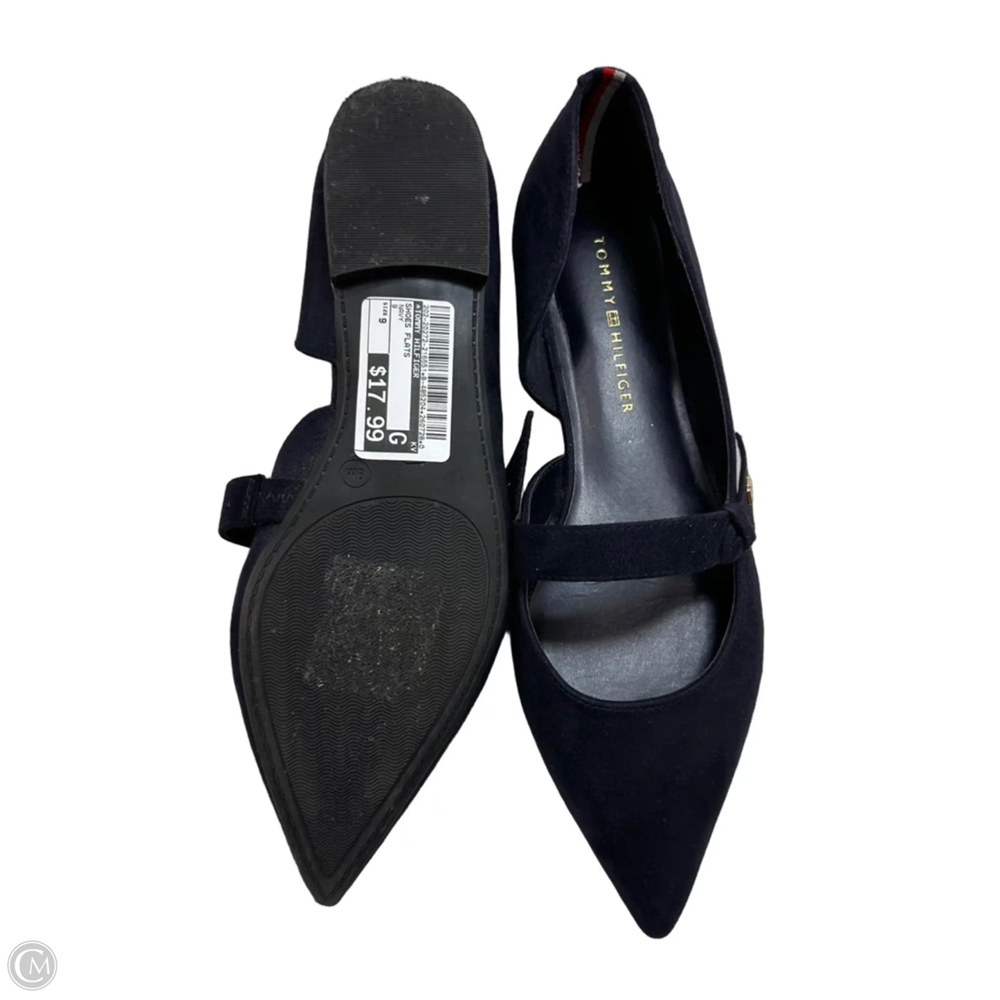 Shoes Flats By Tommy Hilfiger In Navy, Size: 9