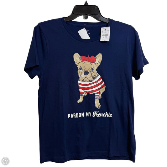 Top Short Sleeve Basic By J. Crew In Navy, Size: M