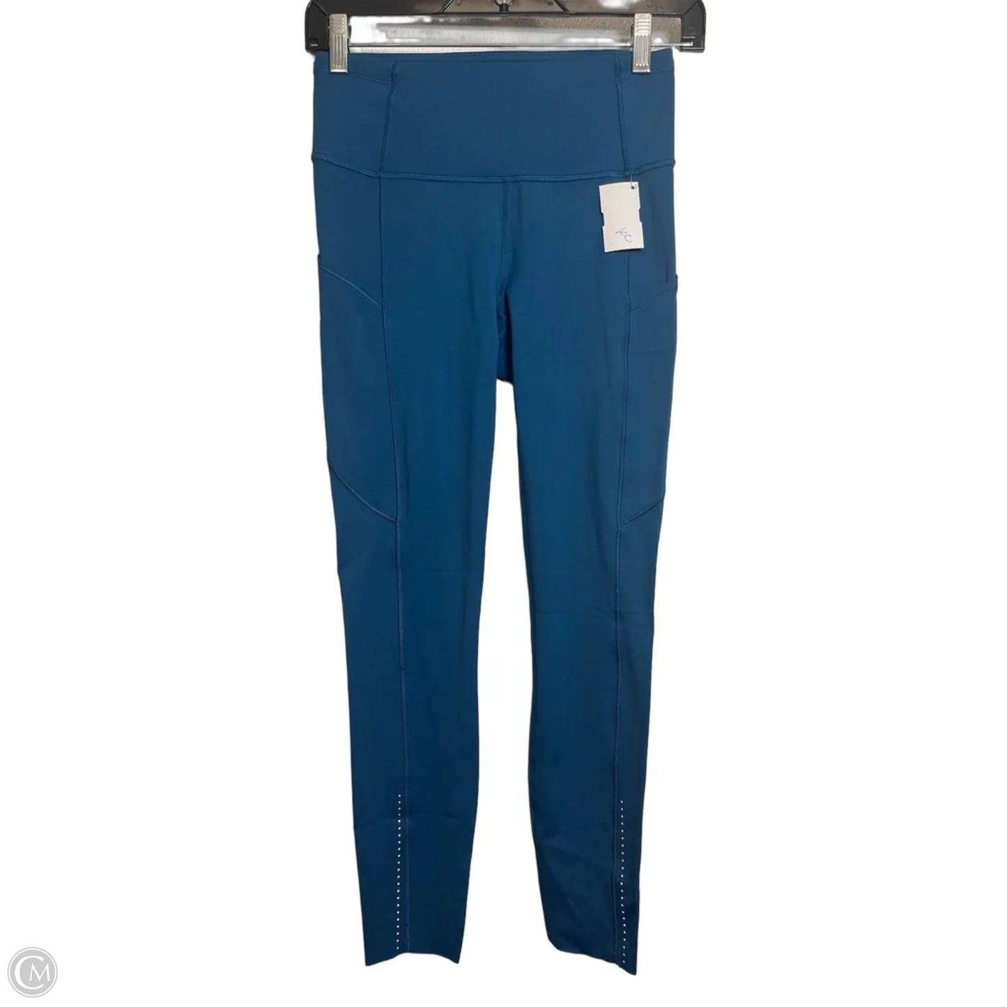 Athletic Leggings By Lululemon In Aqua, Size: 6
