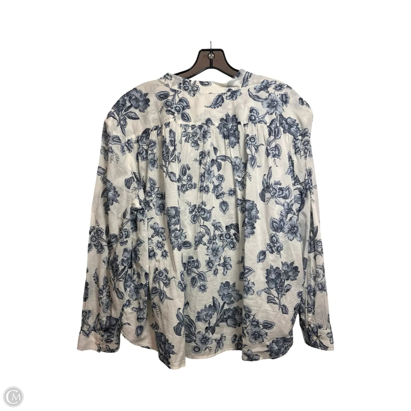 Top Long Sleeve By Ann Taylor In Floral Print, Size: Xl