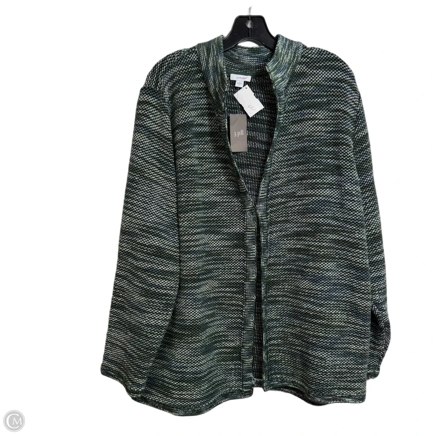 Cardigan By Pure Jill In Green, Size: Xl