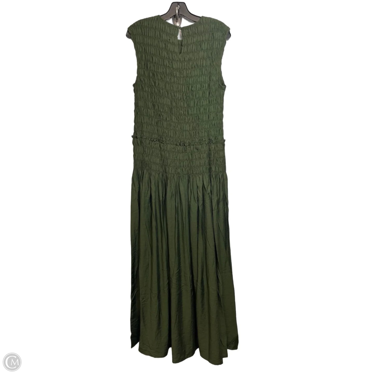 Dress Casual Maxi By Banana Republic In Green, Size: L