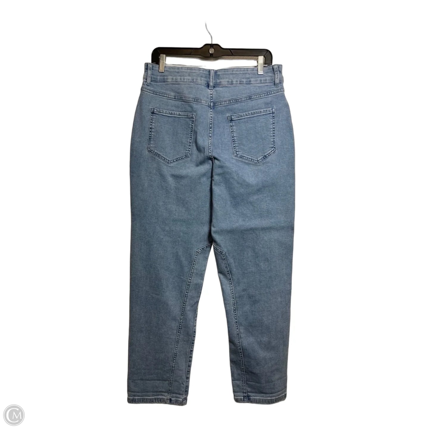 Jeans Straight By Logo In Blue Denim, Size: 10