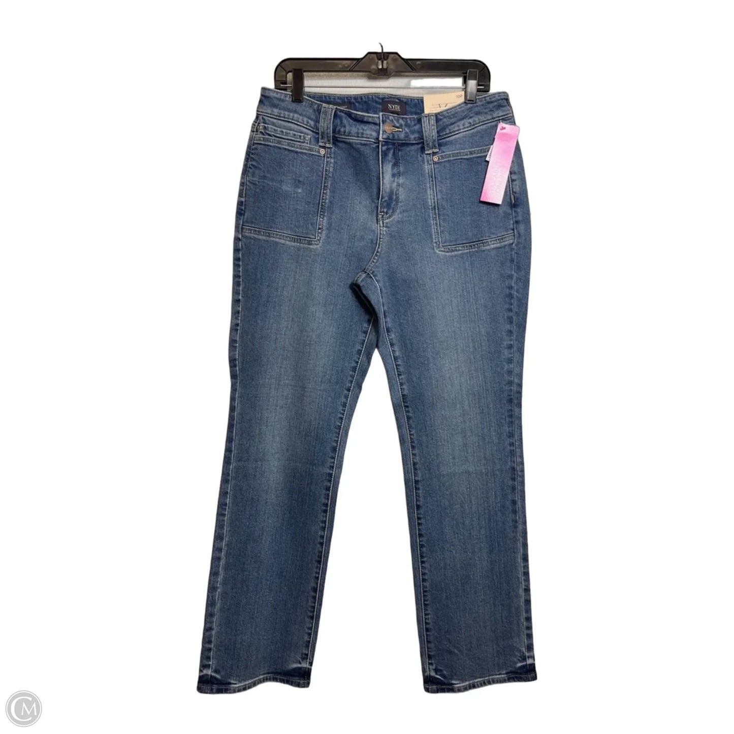 Jeans Straight By Not Your Daughters Jeans In Blue Denim, Size: 10P