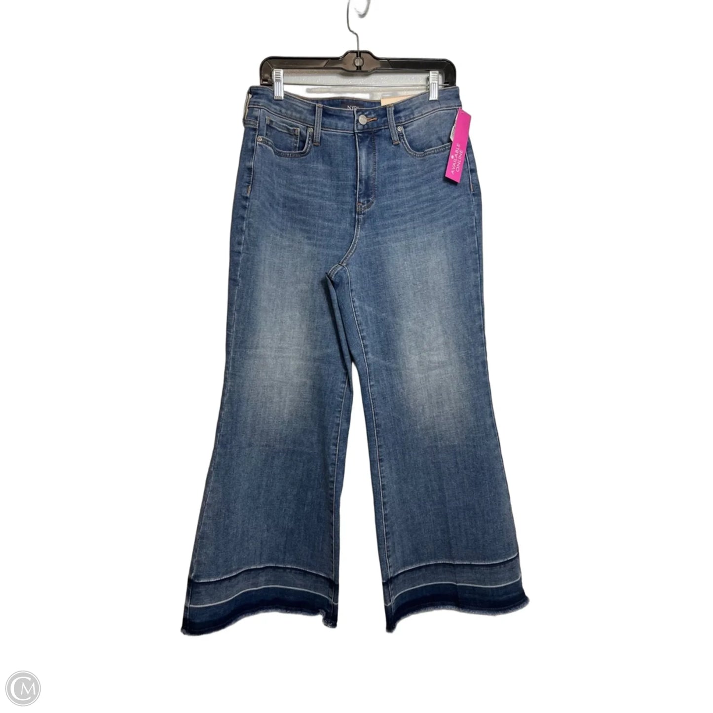 Jeans Wide Leg By Not Your Daughters Jeans In Blue Denim, Size: 8