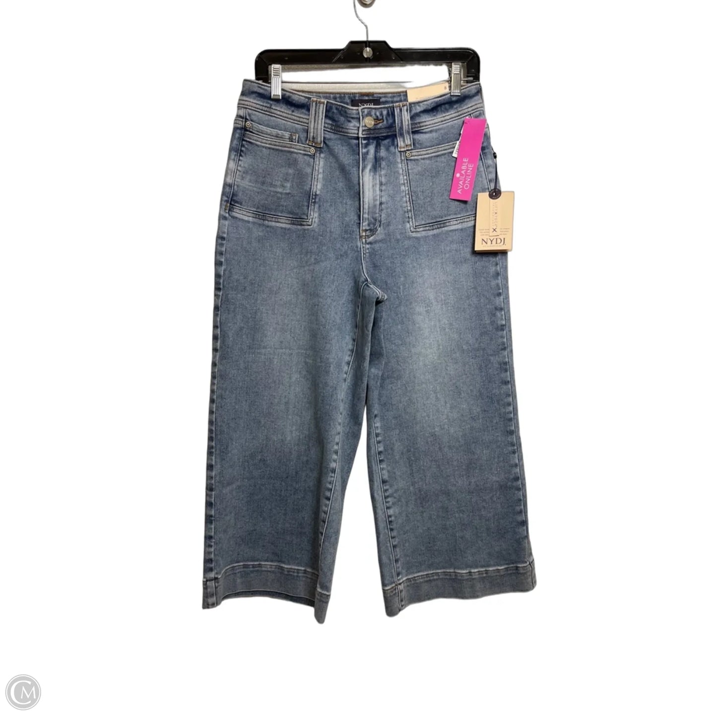 Jeans capri By Not Your Daughters Jeans In Blue Denim, Size: 8