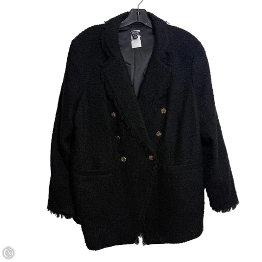 Blazer By Dennis Basso Qvc In Black, Size: 20