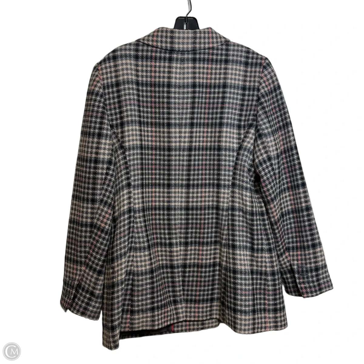 Blazer By Talbots In Plaid Pattern, Size: 14